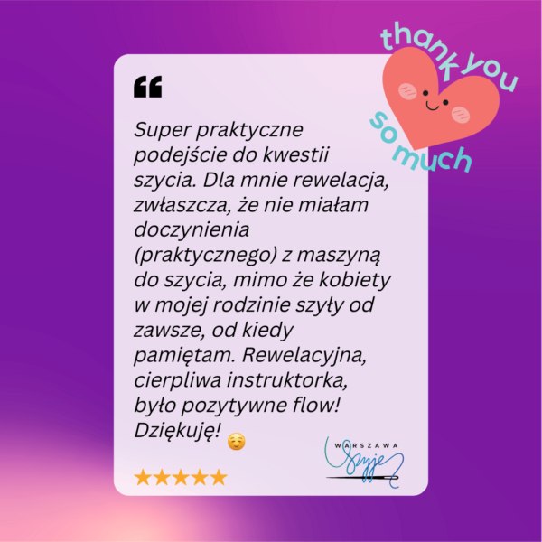 Kurs kroju i szycia od podstaw (20h) - obrazek 19