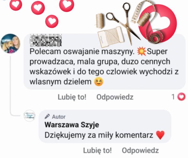 Oswajanie maszyny do szycia - zajęcia dla początkujących (6h) - obrazek 8